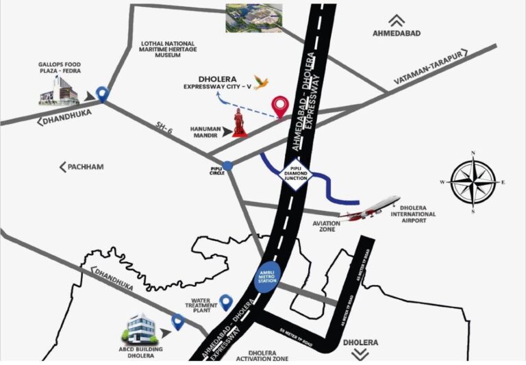PLOT FOR SALE IN DHOLERA
